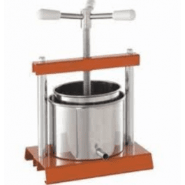 Torchietto 2.5 Litre Italian Stainless Steel Fruit Press 12 cm Diameter