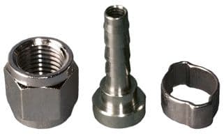 Tube-holder 8mm + Nut For Soda-keg Connector from Brouwland
