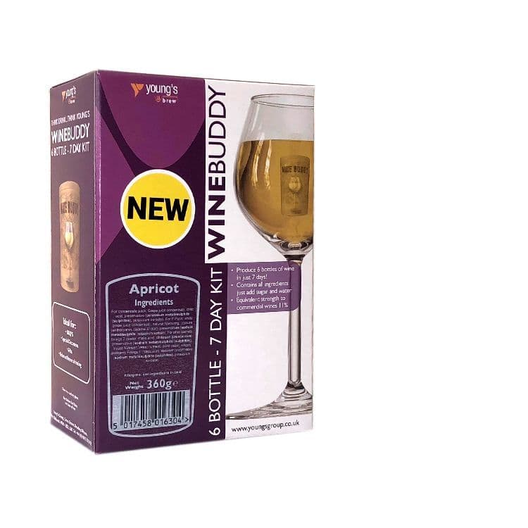 WineBuddy 6 Bottle Wine Kit - Apricot