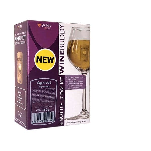 WineBuddy 6 Bottle Wine Kit - Apricot