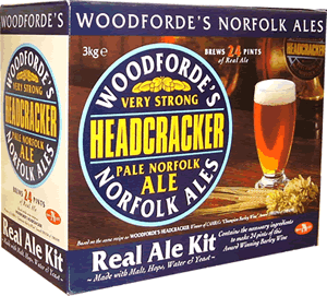 Woodfordes Headcracker Light Barley Wine (24 Pint Kit) 3 Kg