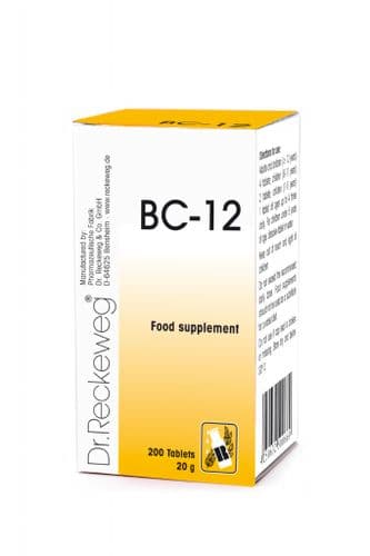 Schuessler BC12 combination cell salt - tissue salt