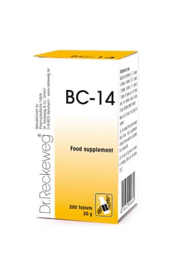 Schuessler BC14 combination cell salt - tissue salt