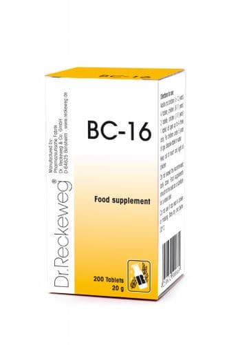 Schuessler BC16 combination cell salt - tissue salt