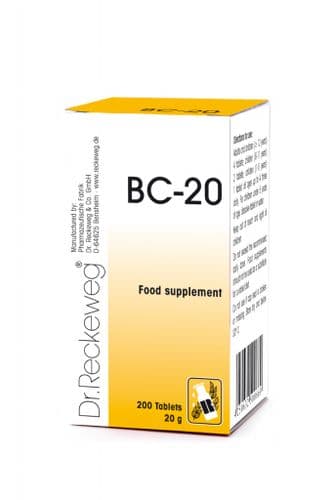 Schuessler BC20 combination cell salt - tissue salt