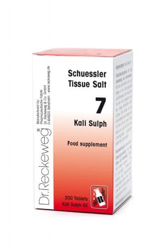 Tissue salt (cell salt) Potassium Sulphate *KALI SULPH*