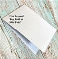 A5 Top Fold Card Blanks & Envelopes (pack 10)
