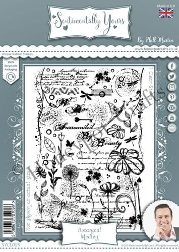A6 Medley Stamps - Botanical Medley