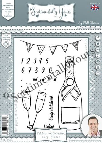 Celebration Collection - Lots of Fizz A6 Stamp Set