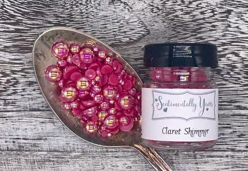 Claret Shimmer Pearls