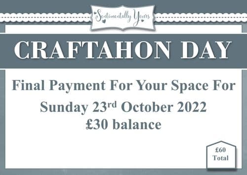 Craftathon Balance -  Sunday 23rd October 2022