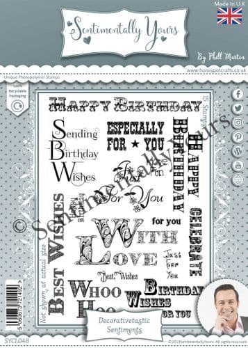 Decorativetastic Sentiments