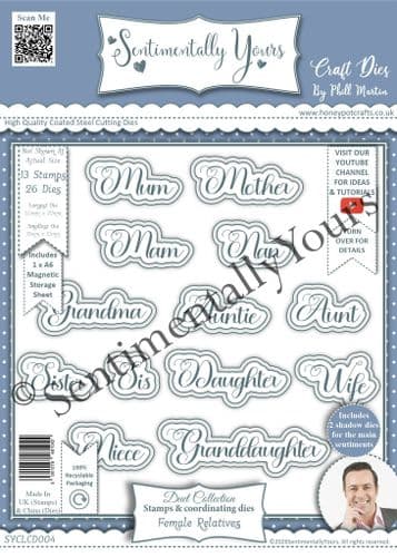 Duet Collection - Female Relatives A5 Set