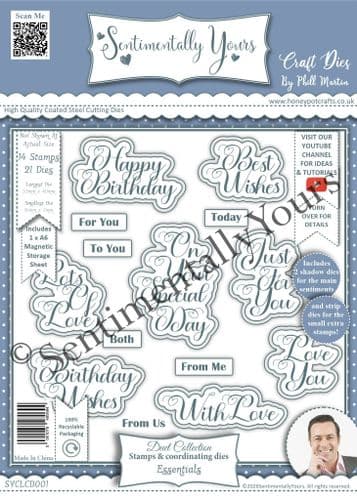 Duets Collection - Sentiment Stamps & Dies