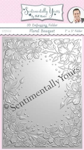 Floral Bouquet 7x5 3D Embossing Folder
