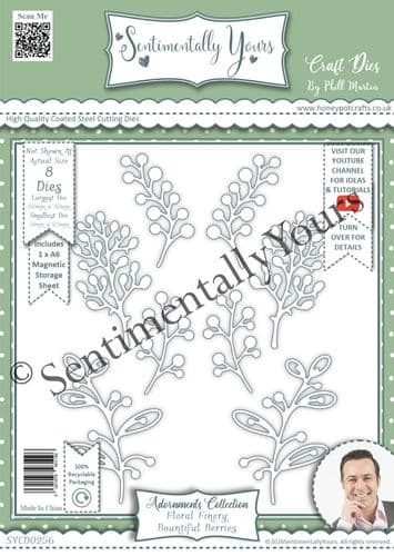 Floral Finery - Bountiful Berries A6 Die Set