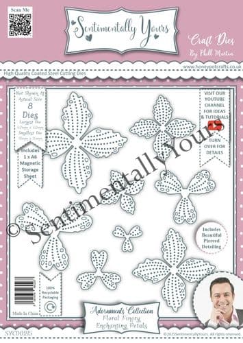 Floral Finery - Enchanting Petals A6 Die Set