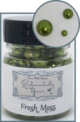Fresh Moss Jar Of Pearls