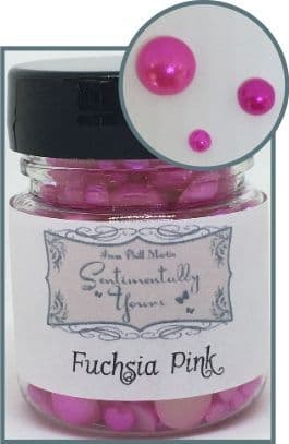 Fuchsia Pink Jar Of Pearls