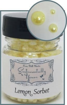 Lemon Sorbet Jar Of Pearls