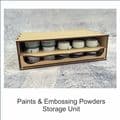 MDF Paints & Embossing Powders Storage Unit
