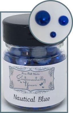 Nautical Blue Jar Of Pearls