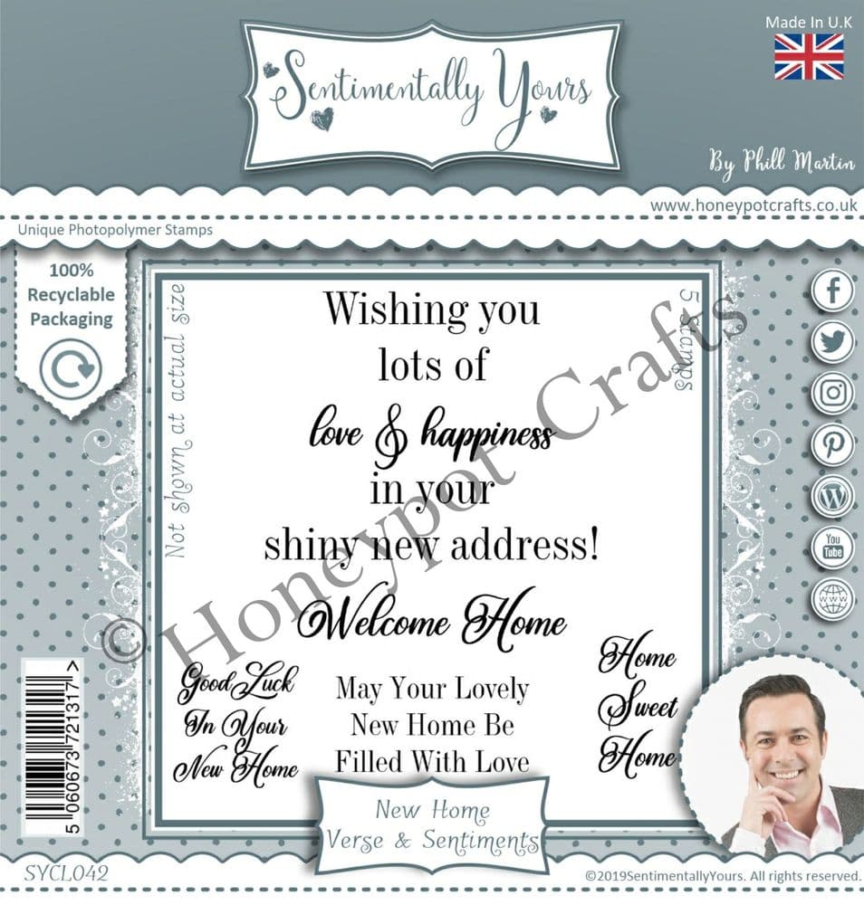 New Home Verse & Sentiments Set