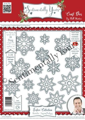 Nordic Snowflakes - A6 Die Set