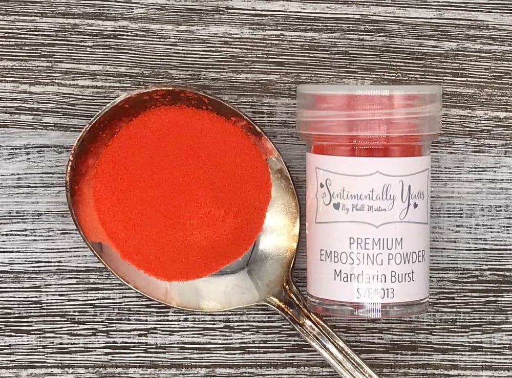 Premium Embossing Powder - Mandarin Burst