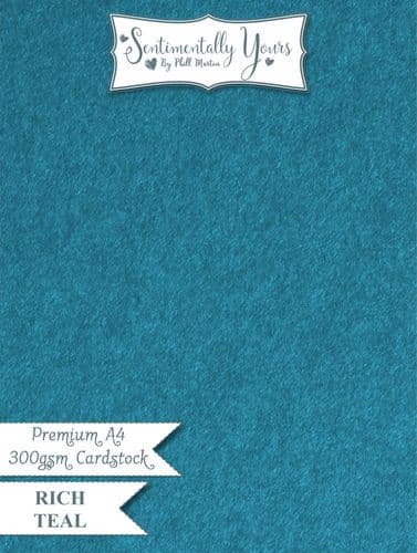 Rich Teal Premium Cardstock