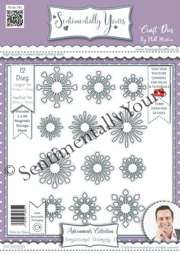 Sensational Stamens 3 A6 Die Set