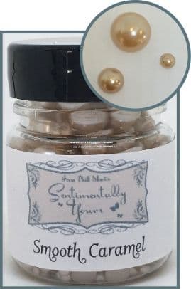 Smooth Caramel Jar Of Pearls