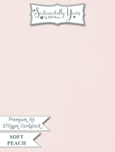 Soft Peach Premium Cardstock