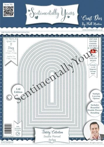 Stately Double Pierced Arches A4 Die Set EXCLUSIVE