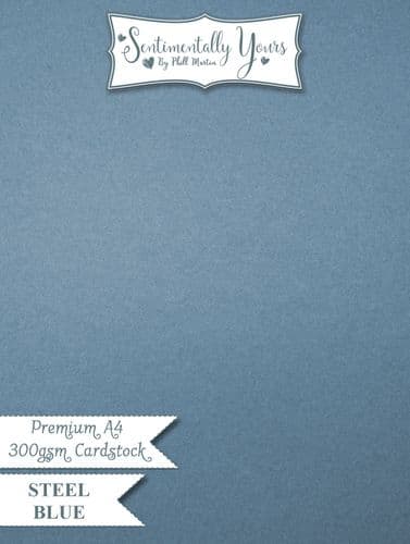 Steel Blue Premium Cardstock