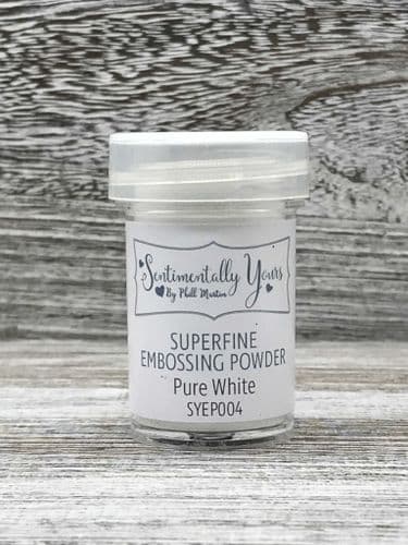 Embalming Powder White Superfine Embossing Powder - Pure White