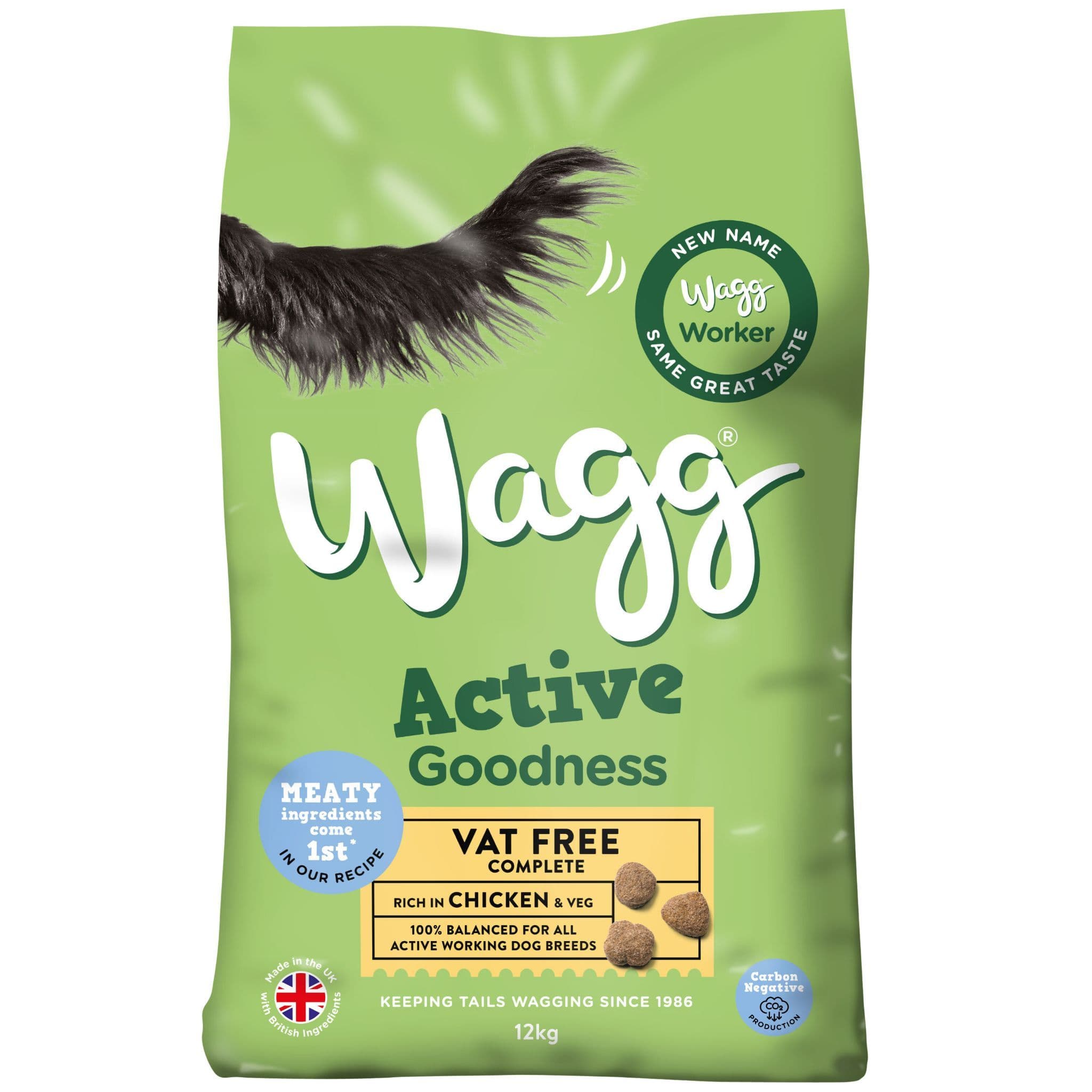 Wagg Active Goodness Adult Chicken & Veg Dog Food 12kg