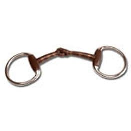 Embout Filet Monty Roberts – Cuivre Et Fer Noir, 5,5 Pouces, Doux Pour Cheval, Essayé Une Fois