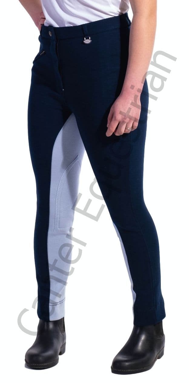 Canter Childrens Navy/Sky Jodhpurs