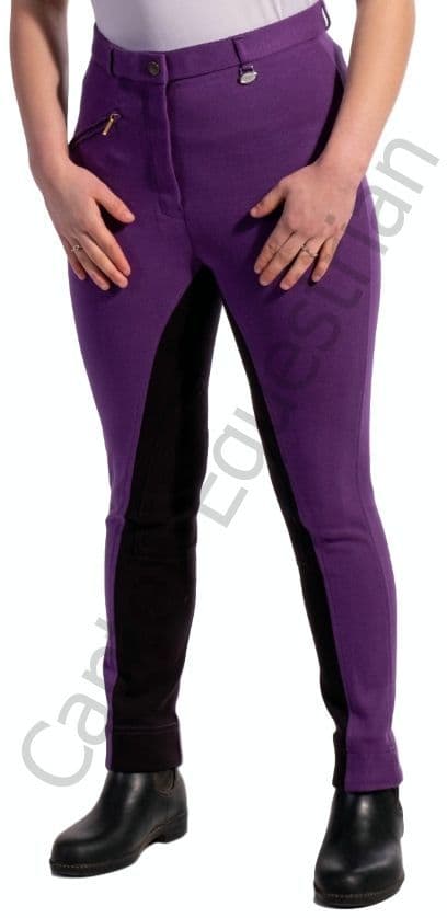 Canter Childrens Purple/Navy Jodhpurs
