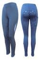 Canter Childs Full Seat Star Silicone Riding Tights- Black