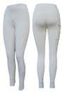 Canter Childs Full Seat Star Silicone Riding Tights- White