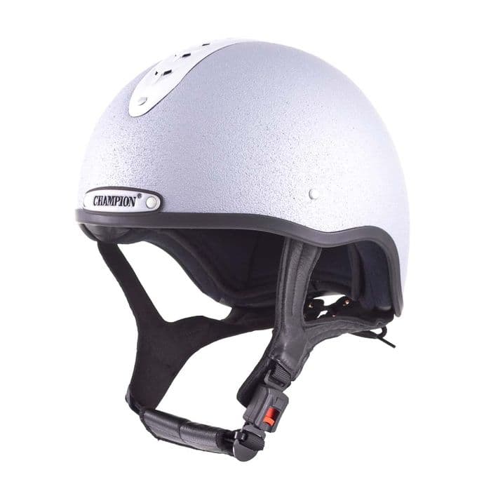 Champion Pro-Ultimate Snell Riding Hat - Silver
