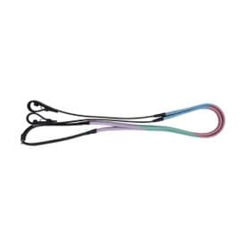 Hy Equestrian Rubber Covered Training Reins~Lilac/Ice Mint/Baby Pink/Baby Blue