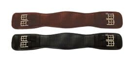 Hy Equestrian Waffle Dressage Girth - Elasticated Both Ends-Black or Brown