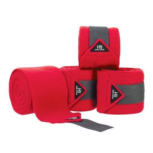 Hy Sport Active Luxury Bandages- Rosette Red