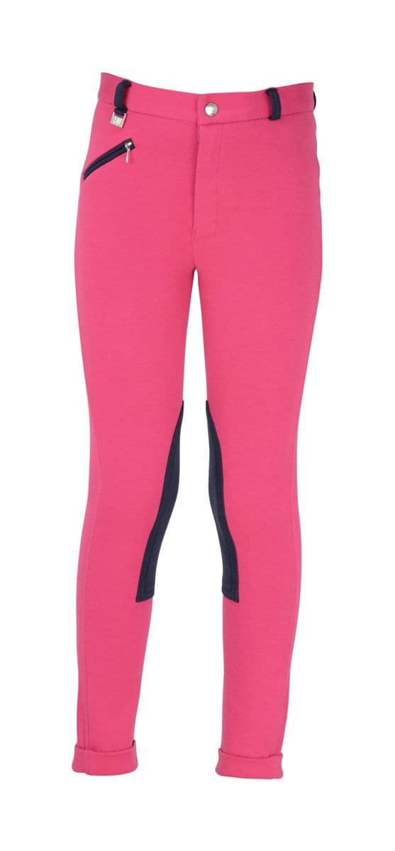 HyPERFORMANCE Belton Children's Jodhpurs~Pink/Navy