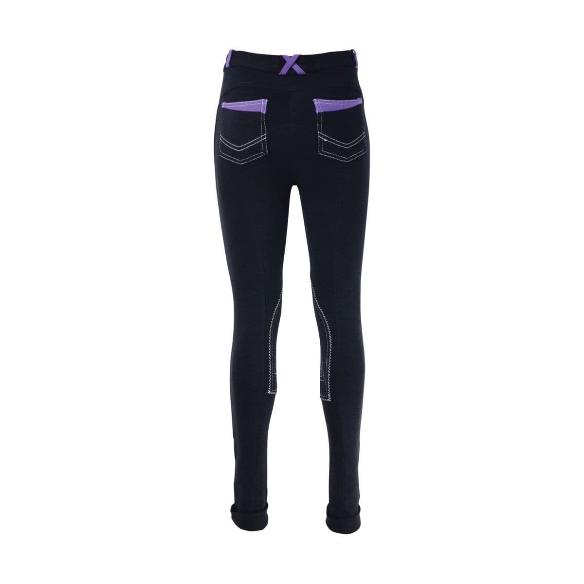 HyPERFORMANCE Diesel Children's Jodhpurs - Navy/Lavender