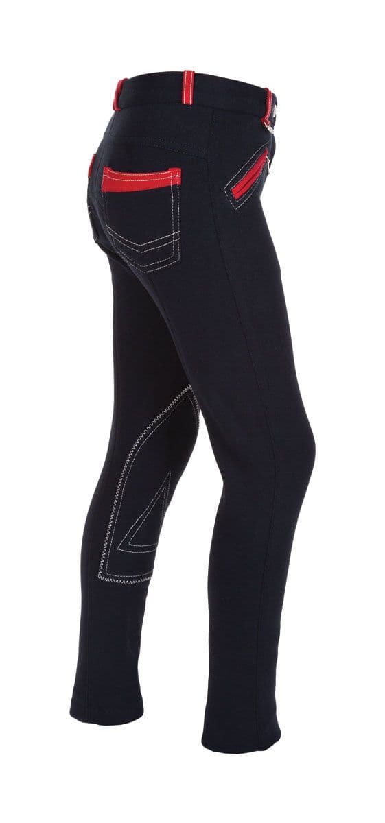 HyPERFORMANCE Diesel Children's Jodhpurs - Navy/Red