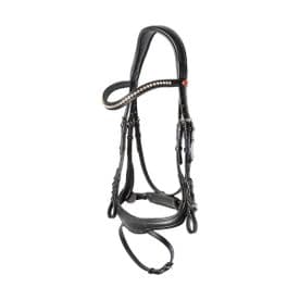 Kieffer Ultrasoft Amy Snaffle Bridle~Black
